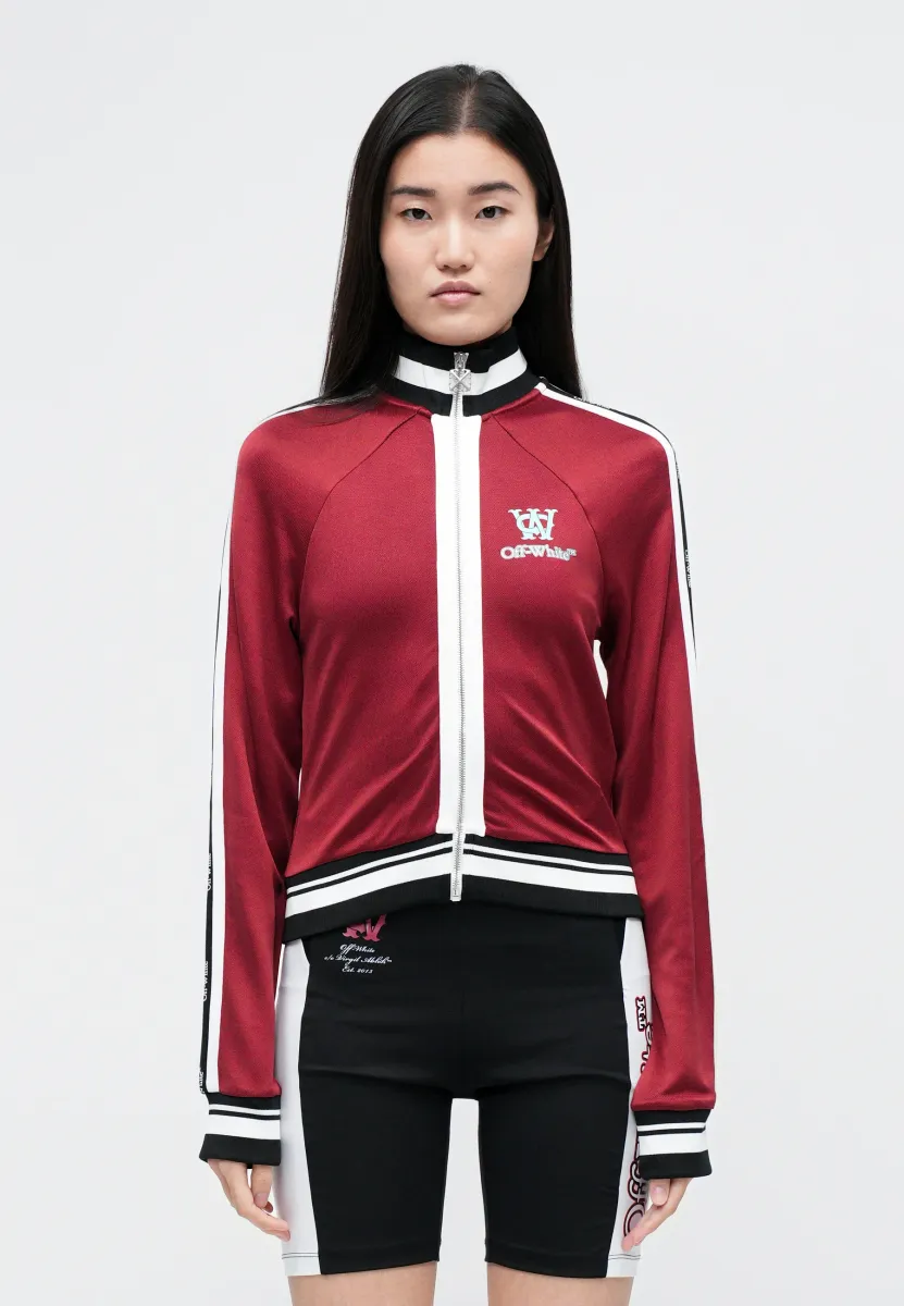 TRACK SERENA - Sweatjacke - red dahlia/bluebird