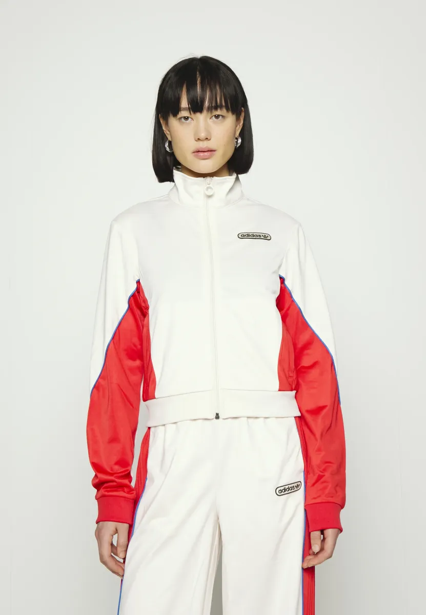 TRACK - Trainingsjacke - white/vivid red