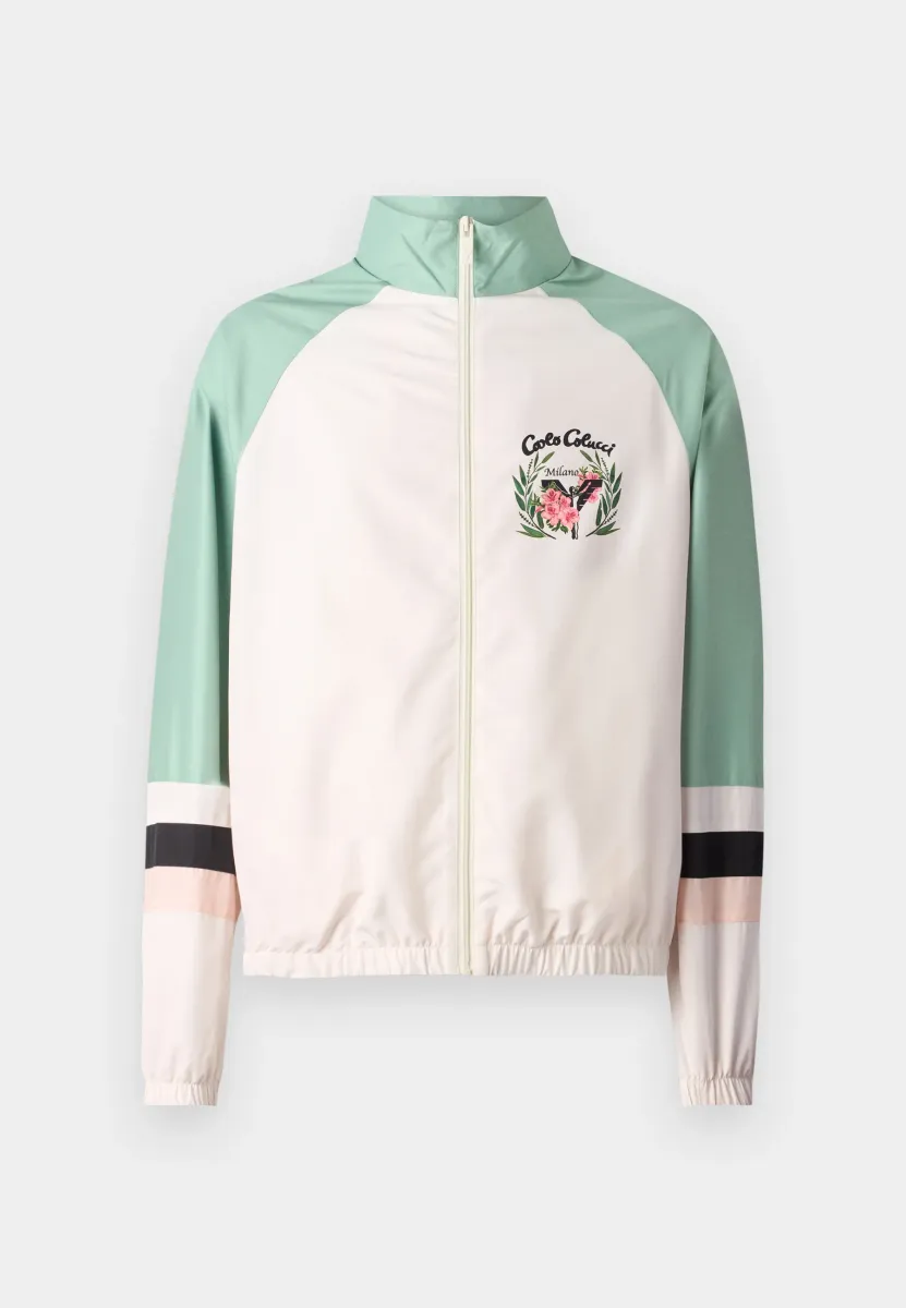 TRACKSUIT JACKET UNISEX - Sweatjacke - off white