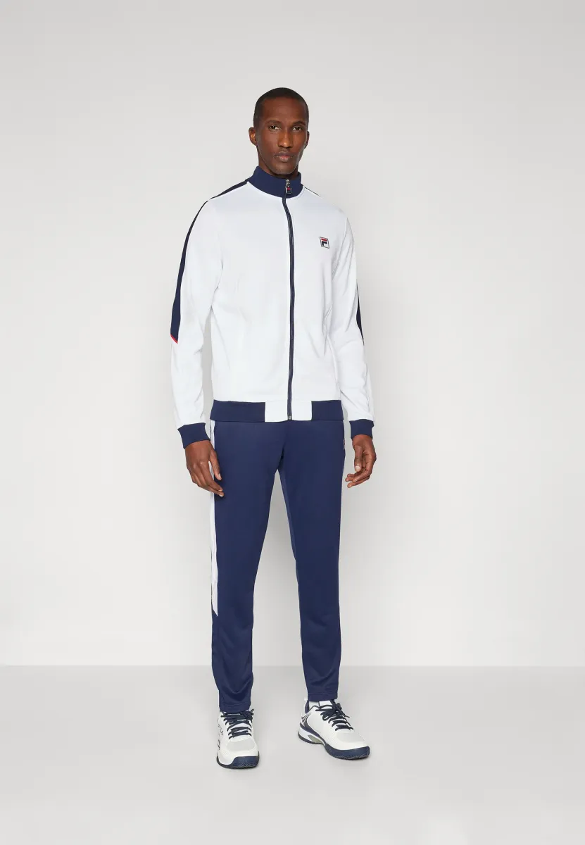TRACKSUIT MANUEL SET - Trainingsanzug - white/navy