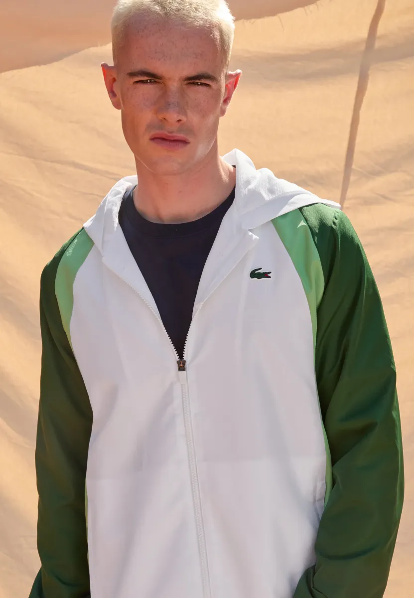 TRACKSUIT SET - Trainingsanzug - white/liamone/green