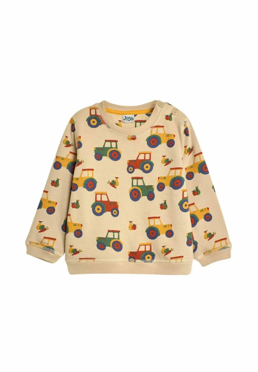 TRACTOR PRINT - REGULAR FIT - Sweatshirt - stone