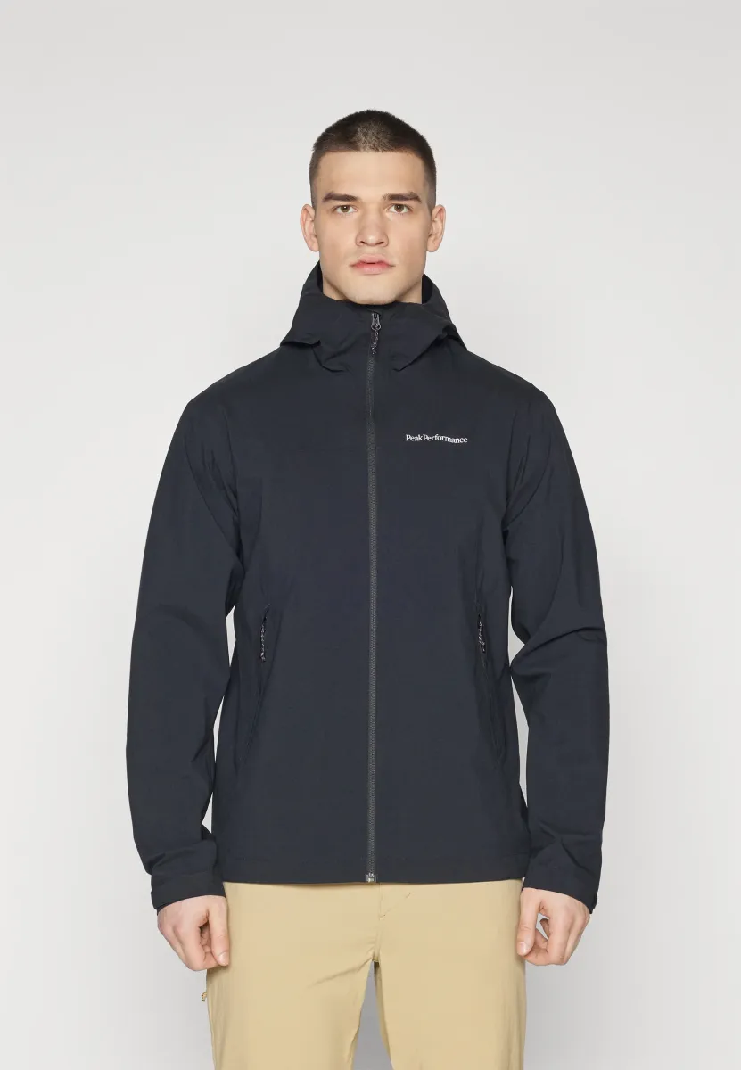 TRAIL JACKET - Hardshelljacke - black