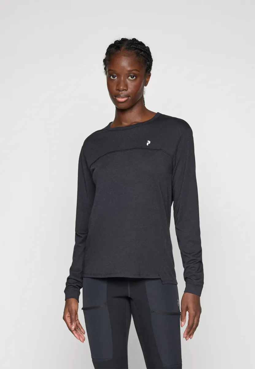 TRAIL - Langarmshirt - black