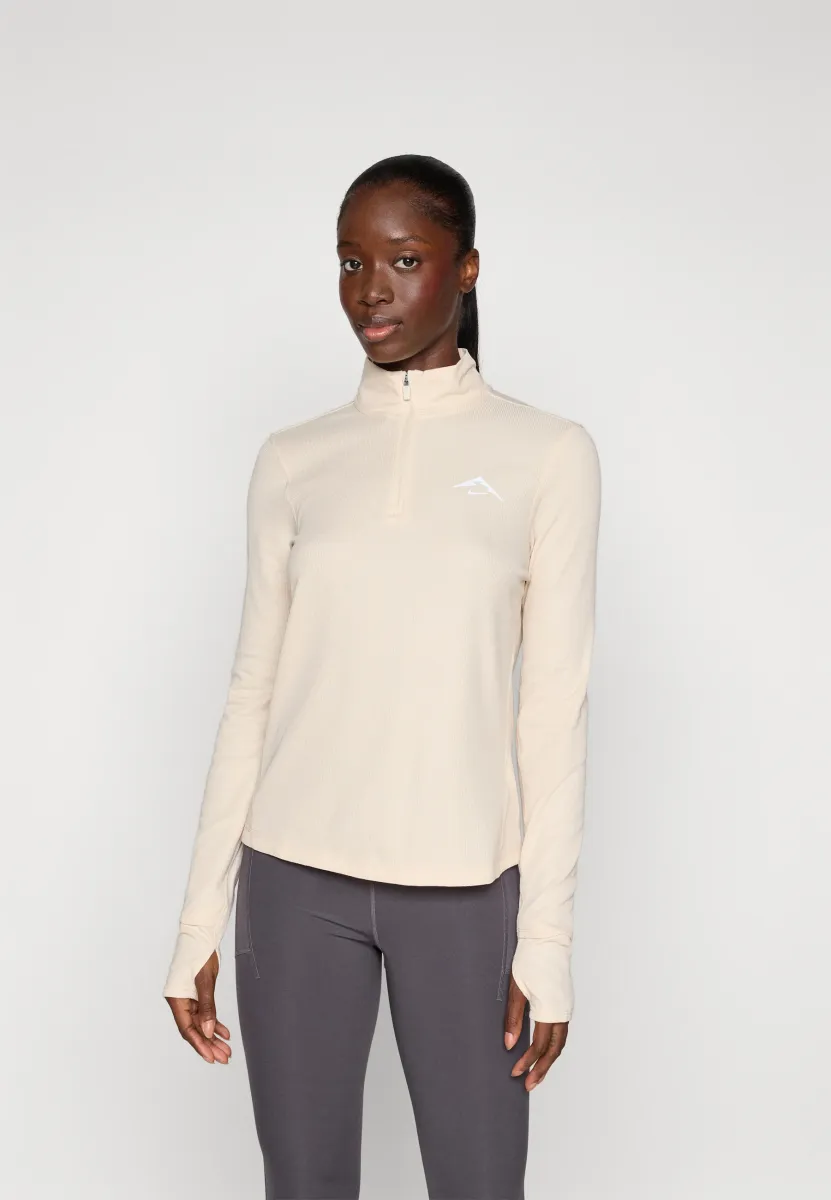 TRAIL MIDLAYER - Langarmshirt - pearl white/summit white