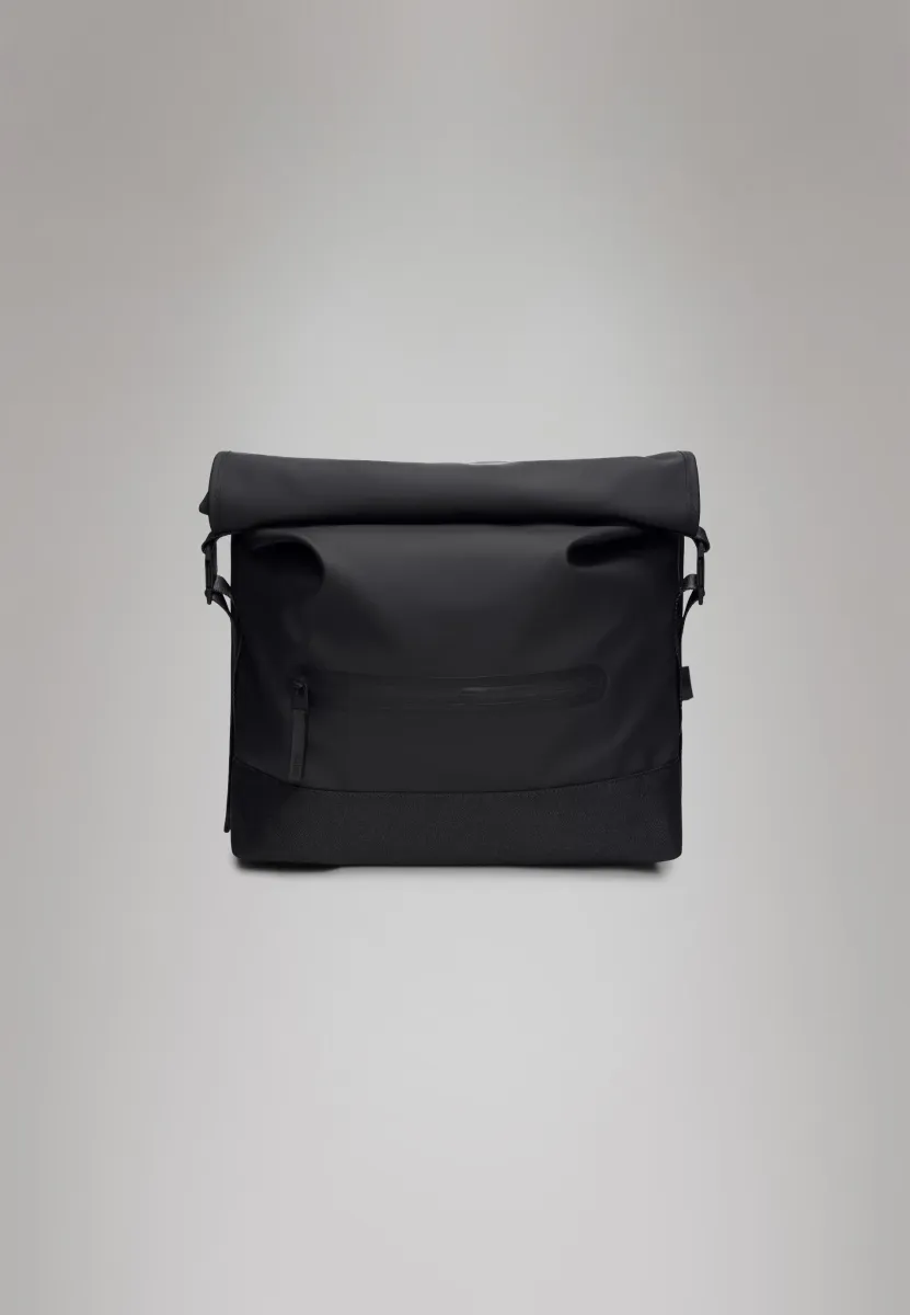 TRAIL ROLLTOP MESSENGER BAG UNISEX - Shopping Bag - black