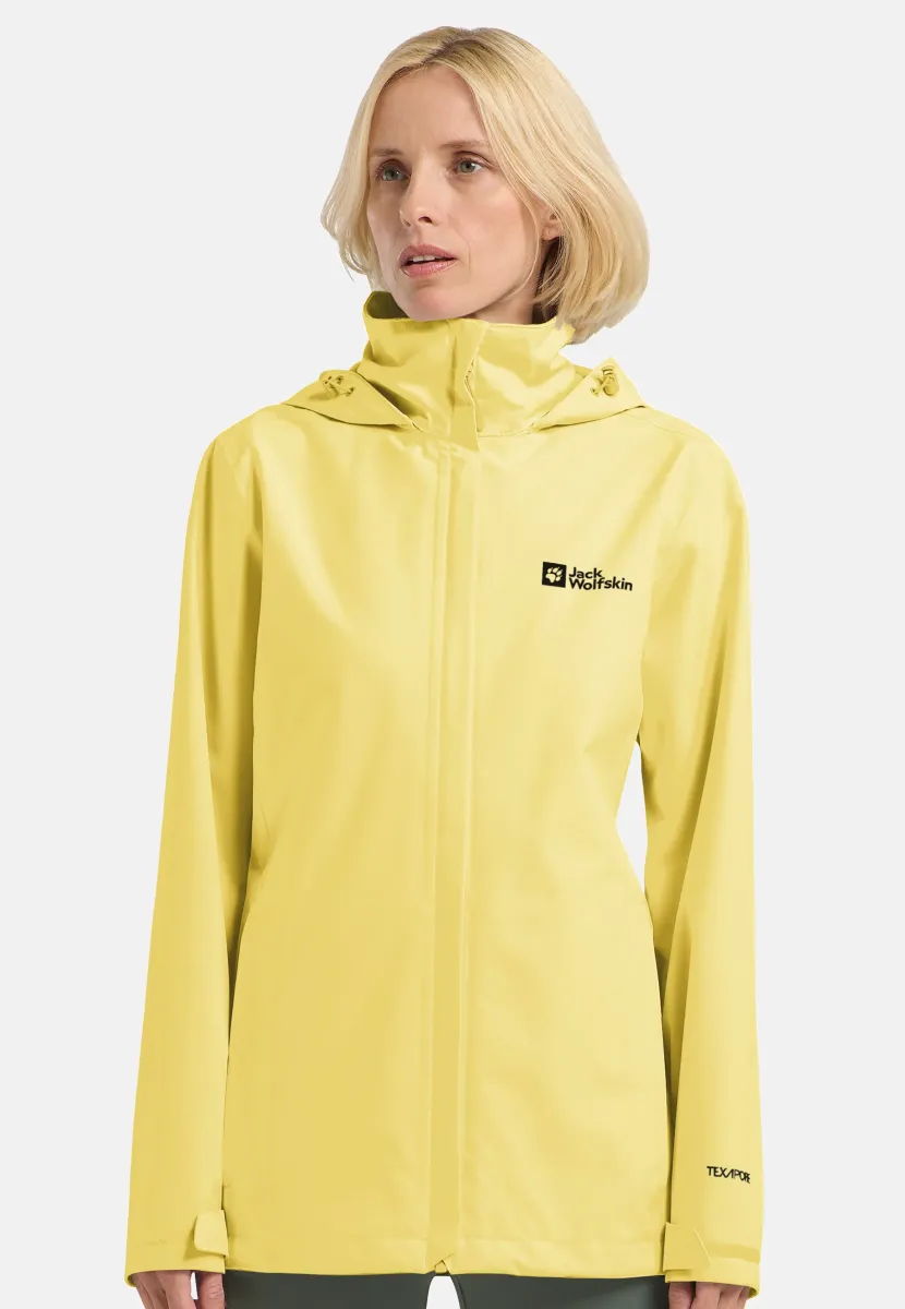 TRAILTIME 2L JKT W - Outdoorjacke - lemon ice