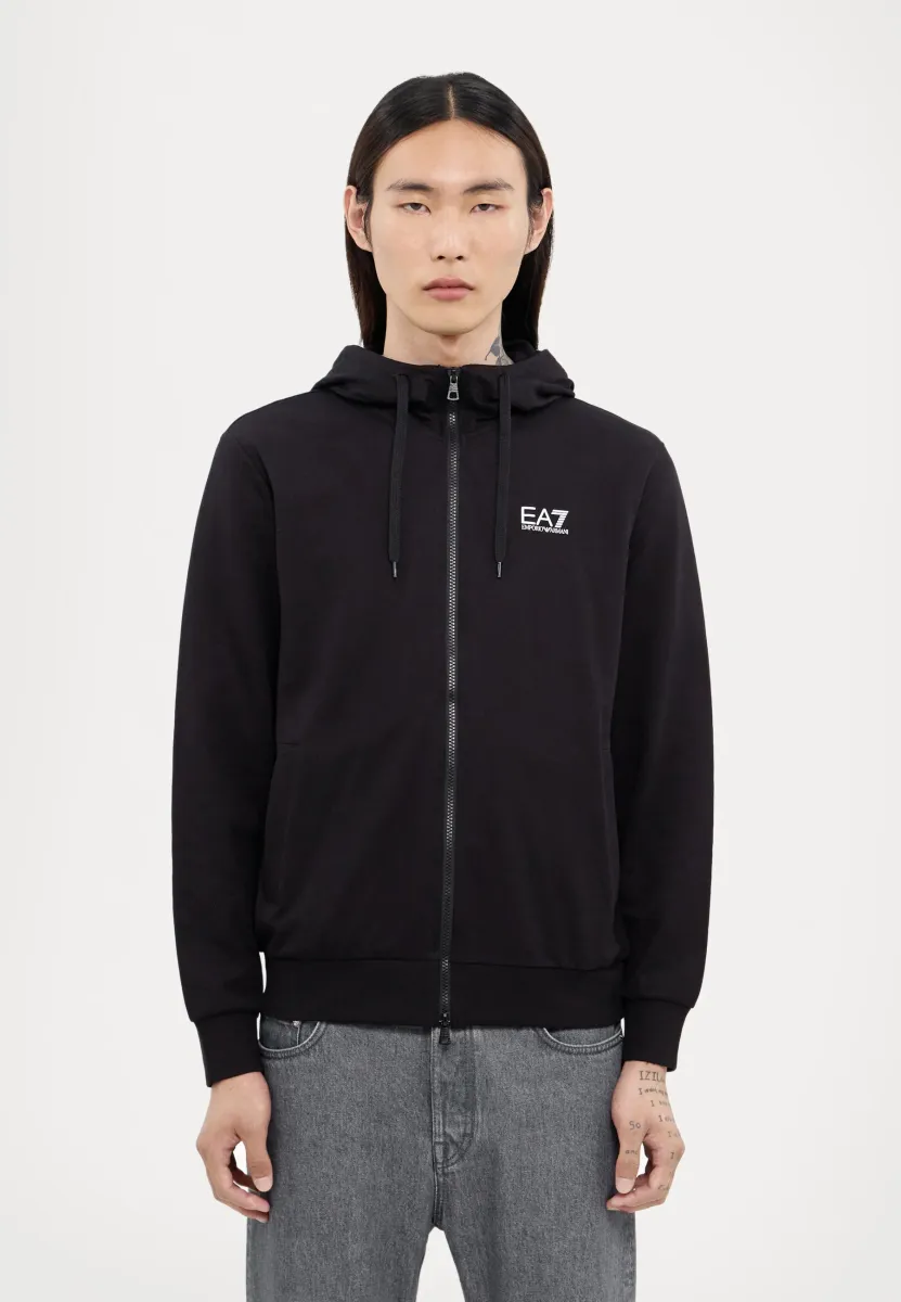 TRAIN CORE HOODIE - Kapuzenpullover - black