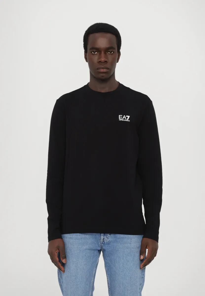 TRAIN CORE TEE - Langarmshirt - black