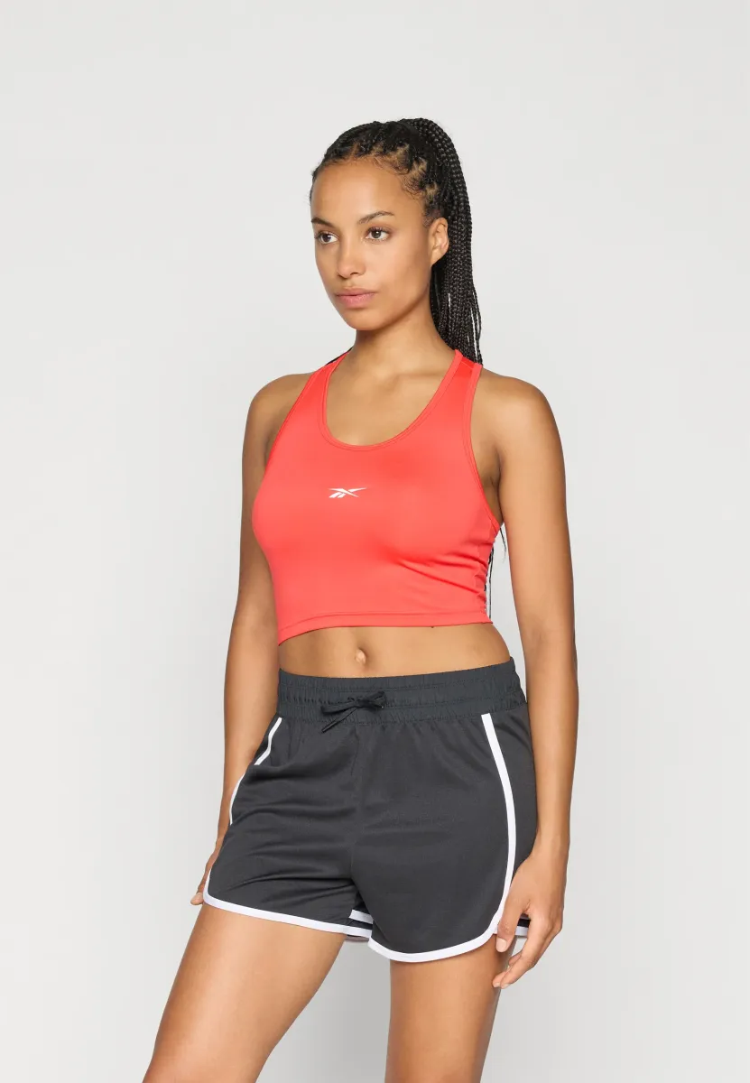 TRAIN CROPPED TANK - Top - energy red