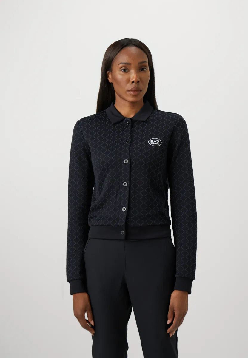 TRAIN GOLF CLUB - Sweatjacke - fancy black/blue