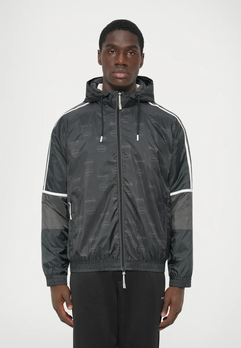 TRAIN GRAPHIC SERIES M MONOGRAM - Windbreaker - black fancy