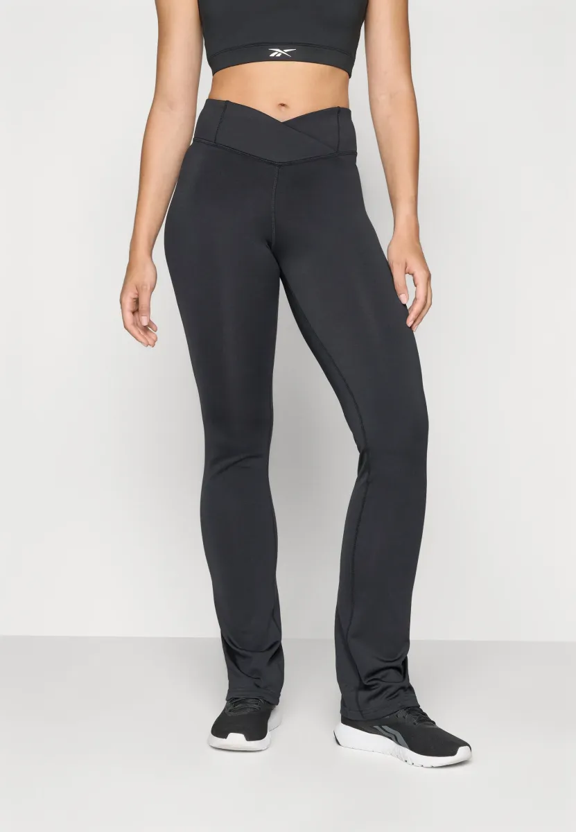 TRAIN HIGH RISE BOOTCUT LEGGINGS - Tights - black