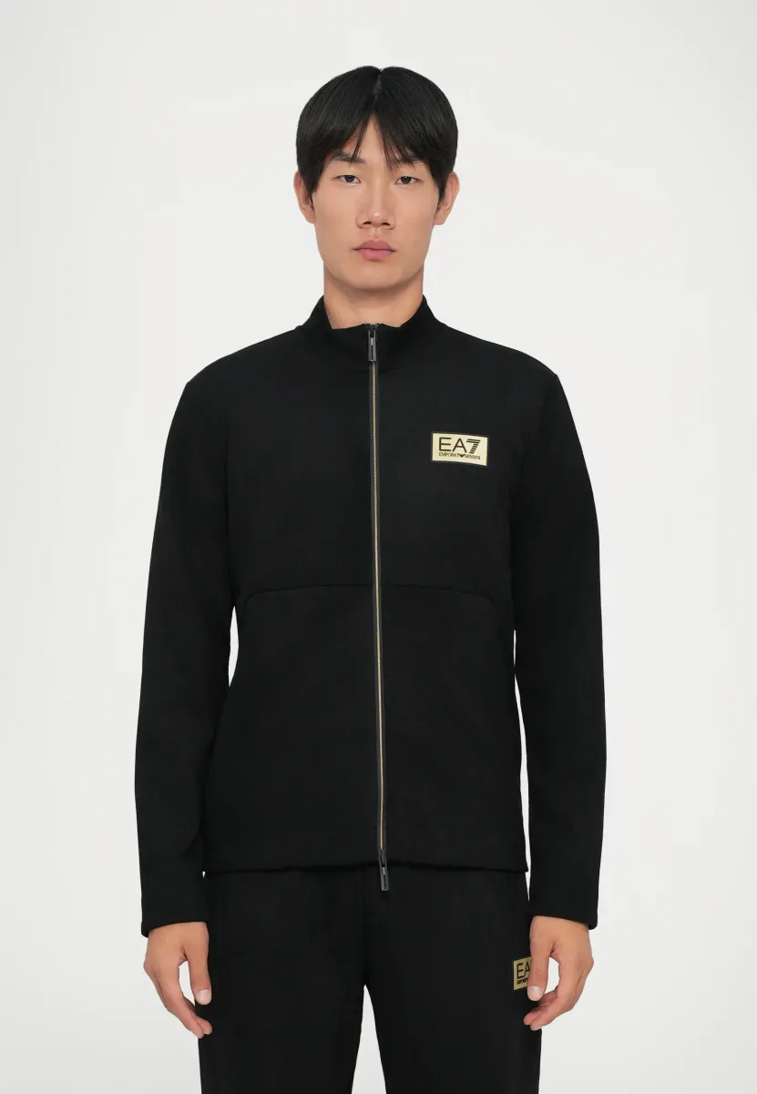 TRAIN LABEL ALCANTARA - Sweatjacke - black