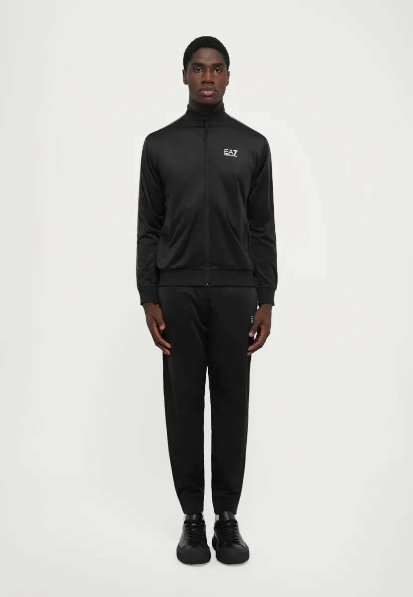TRAIN LINES SET - Trainingsanzug - black