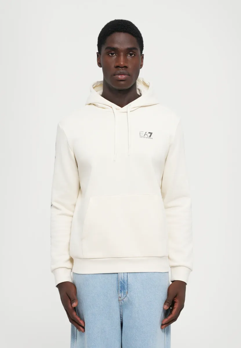 TRAIN LOGO SERIES HOODIE EXTENDED - Kapuzenpullover - vanilla ice