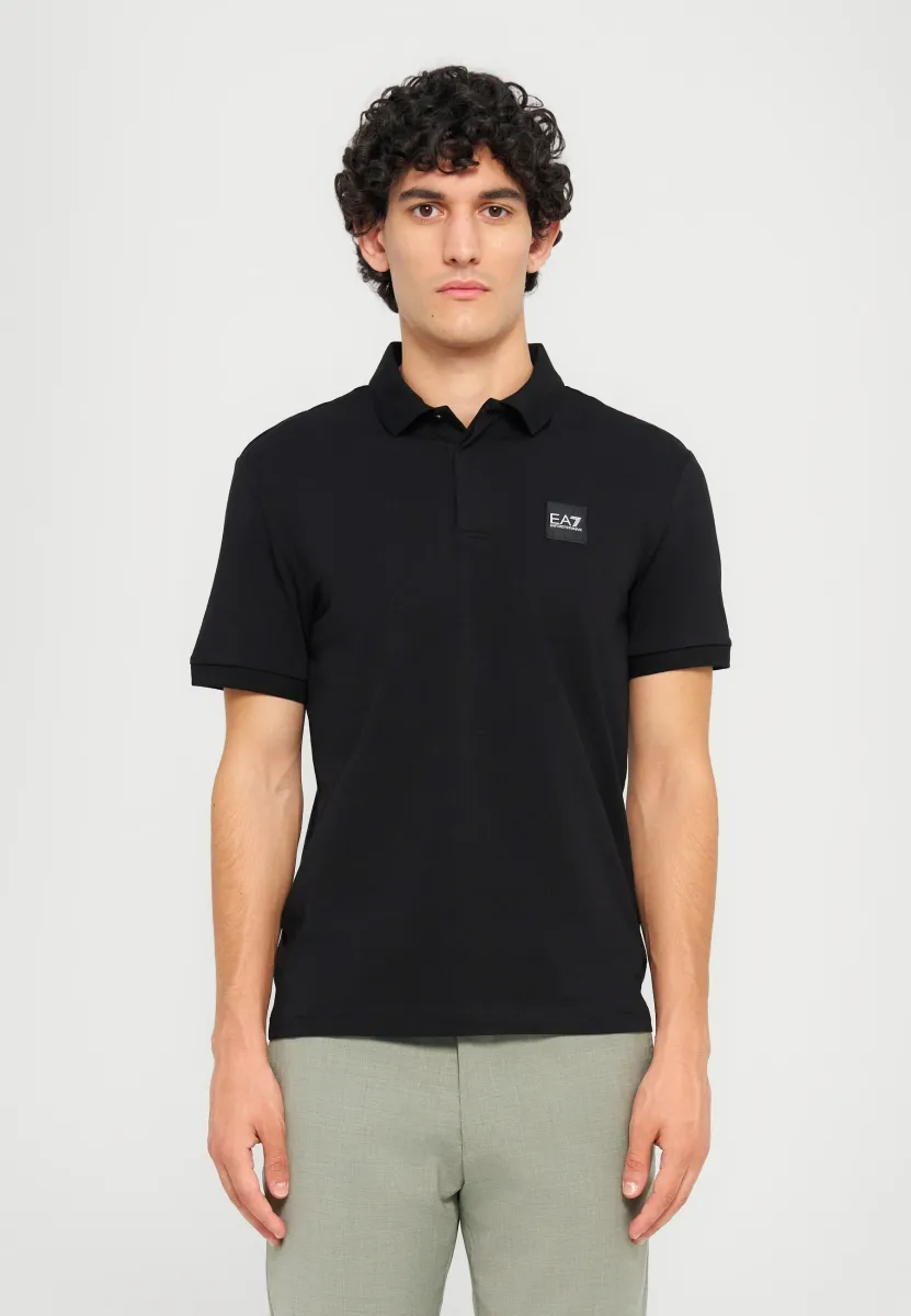 TRAIN VISIBILITY POLO - Poloshirt - black/cream