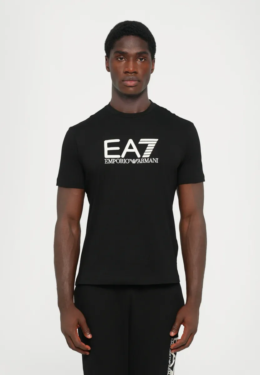 TRAIN VISIBILITY TEE - T-Shirt print - black/cream
