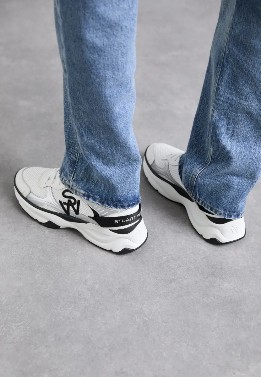 TRAINER - Sneaker low - white/black/grey