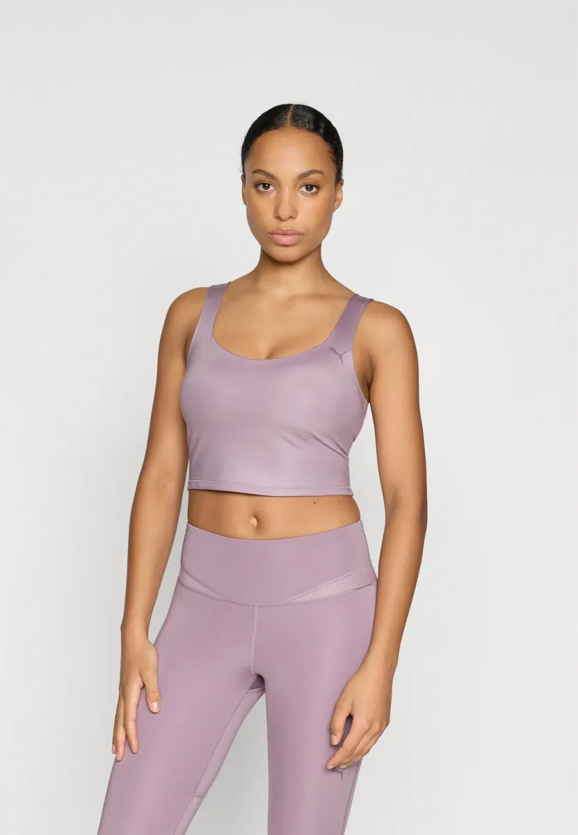 TRAINING SHINE TANK - Top - plum jam