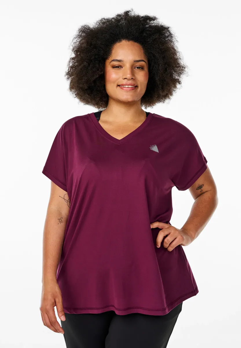 TRAININGS - Sport T-Shirt - grape wine