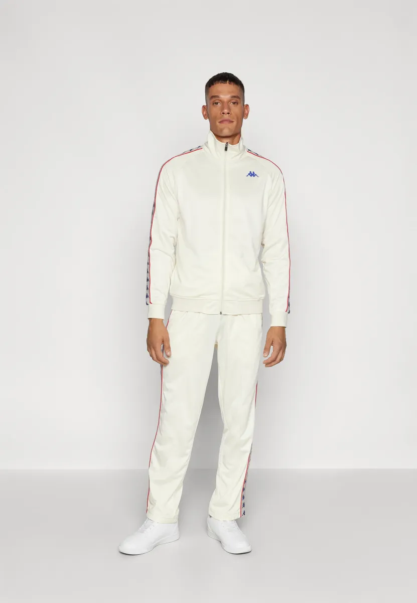 Trainingsanzug - white/antique blue/royal red
