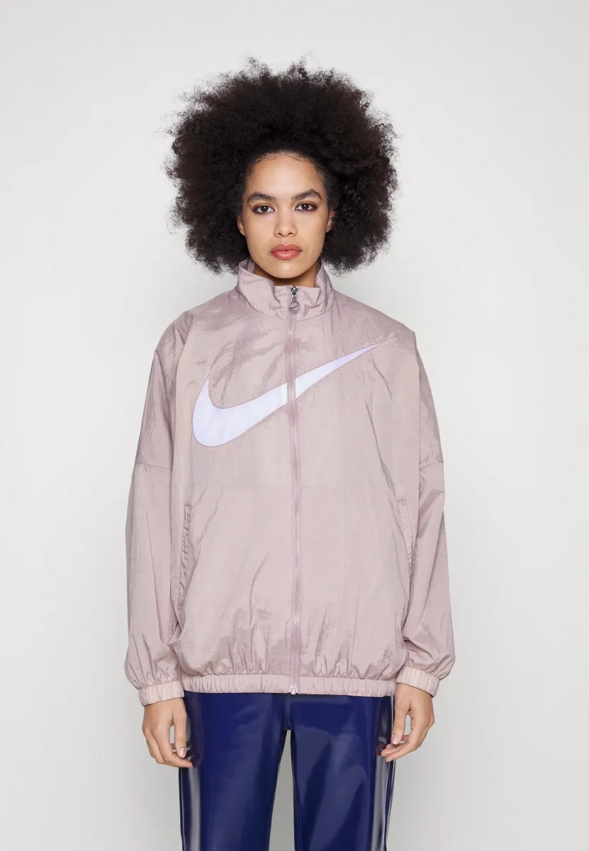 Trainingsjacke - diffused taupe/white