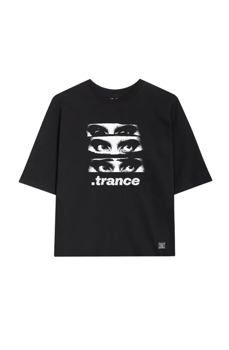 TRANCE EYES UNISEX - T-Shirt print - black