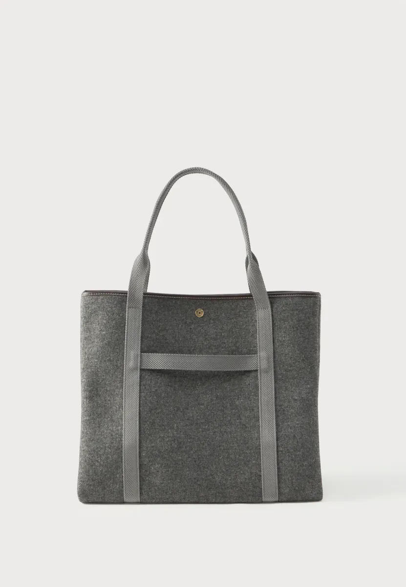 TRAVERSÉE L - Shopping Bag - grey
