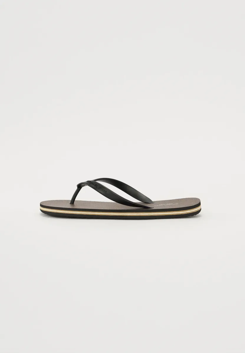 TRAVIS - Bade-Zehentrenner - brown/black