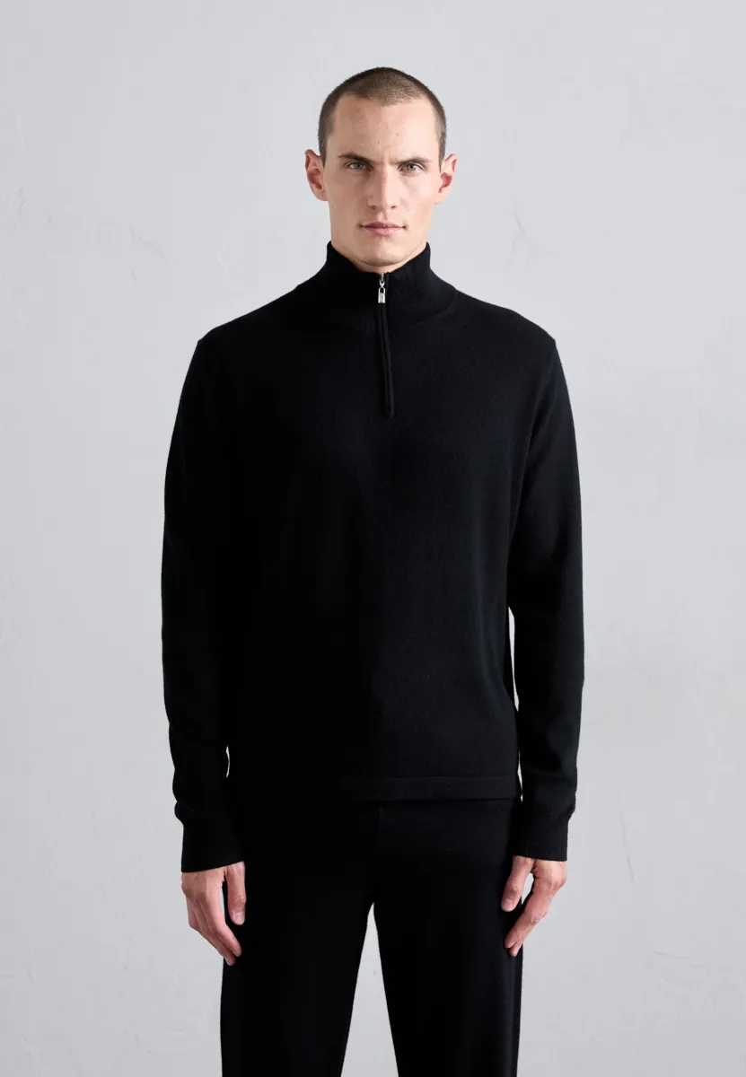 TRAVIS - Strickpullover - black