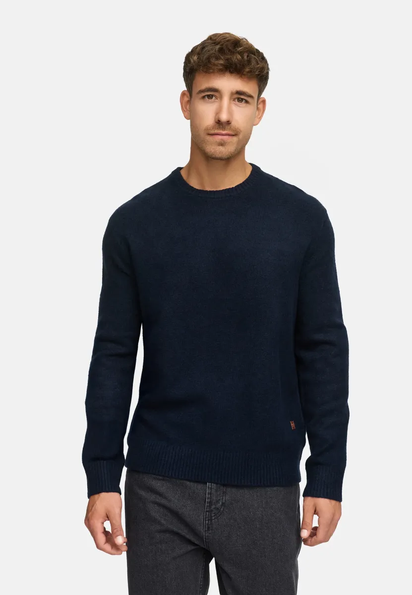 TRAX O-NECK - Strickpullover - sky captain