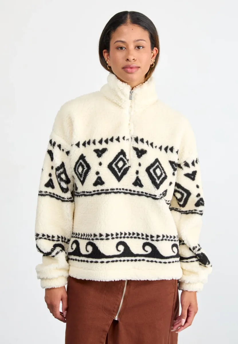 TREASURE SOUL - Fleecepullover - egret