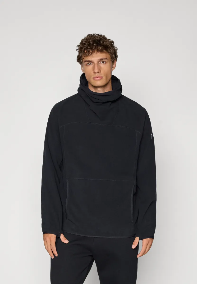 TREELINE HOOD - Fleecepullover - black