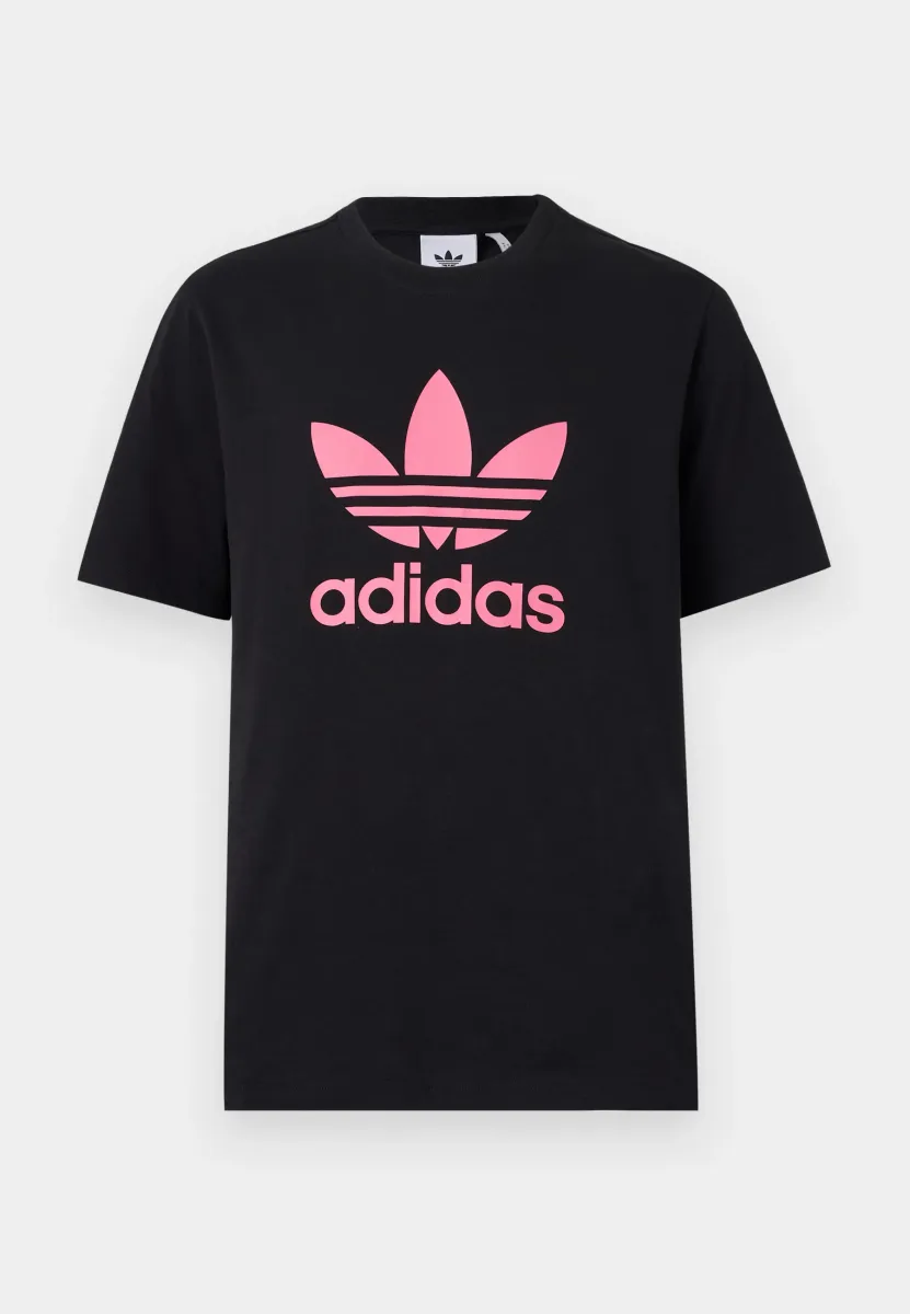 TREFOIL UNISEX - T-Shirt print - black/lucid pink