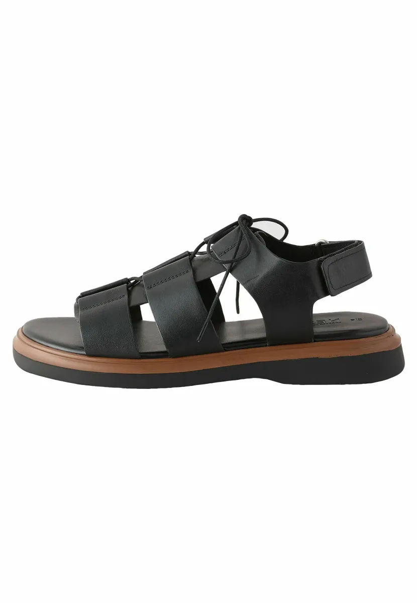 Trekkingsandale - black leather