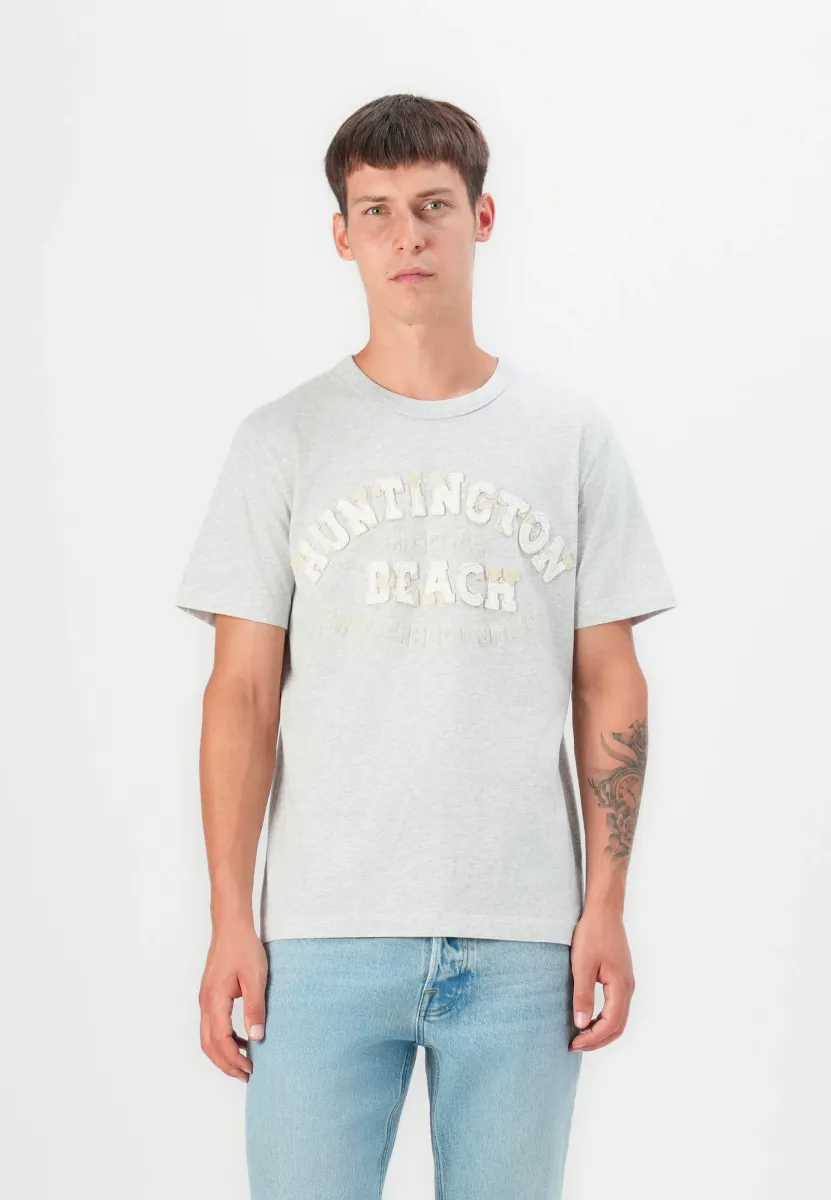 TREND DROP GRAPHIC - T-Shirt print - grey