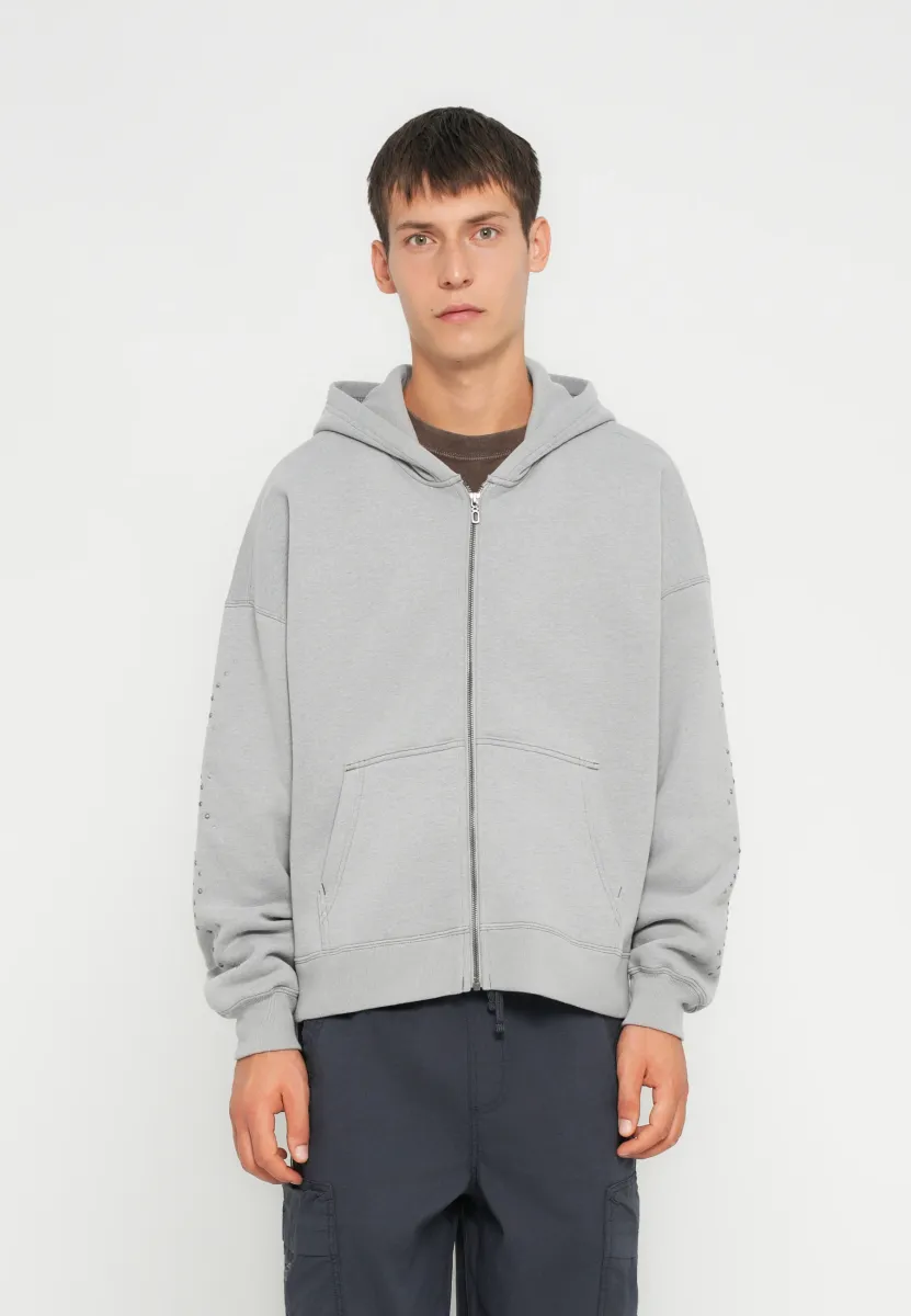 TREND DROP SOLID - Sweatjacke - grey