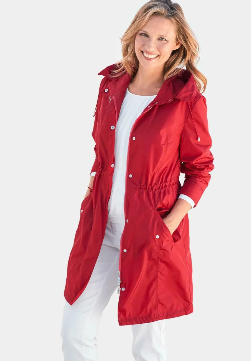 TRENDIGER FUNKTIONALEM - Regenjacke / wasserabweisende Jacke - rot