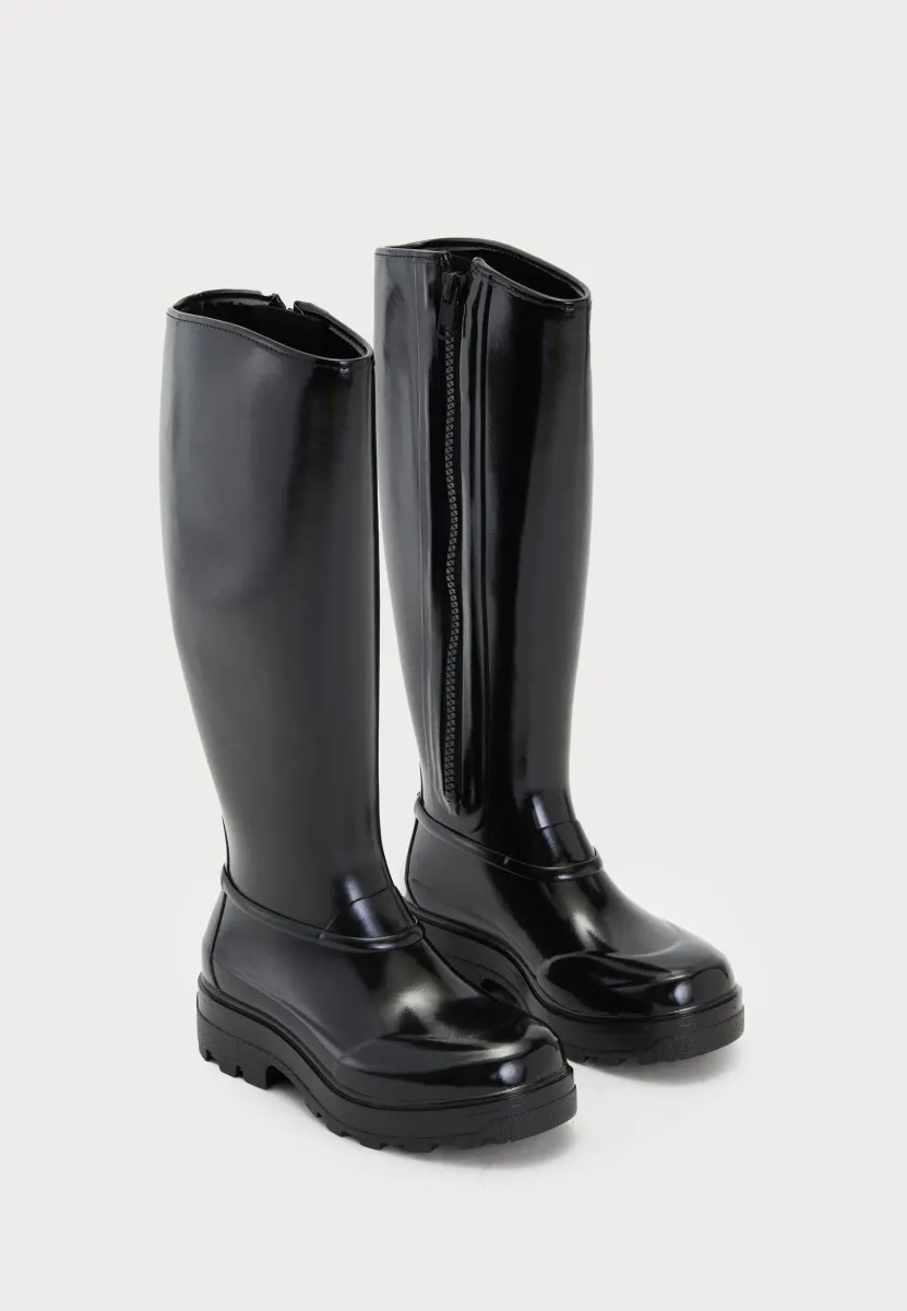 TRETORN X KASSL EDITIONS TIJNTJE  - Gummistiefel - shiny black