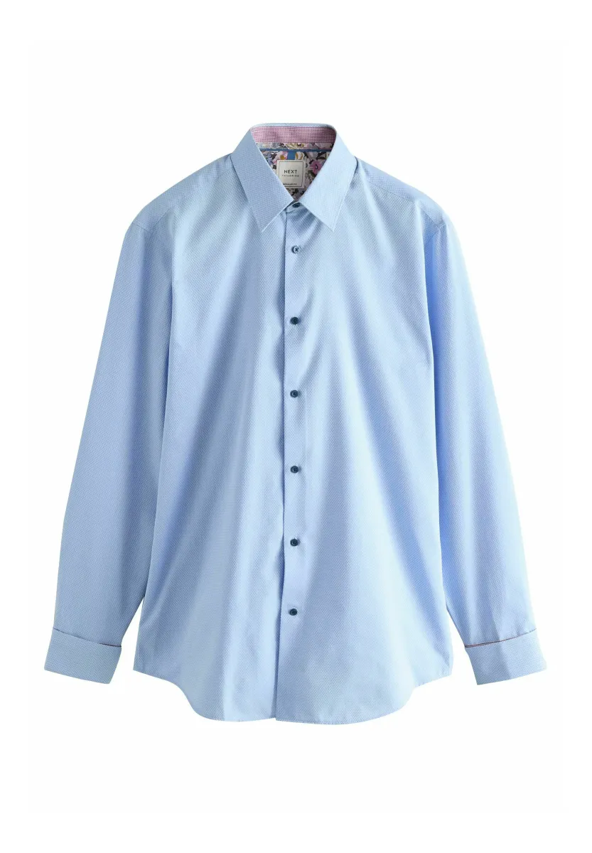 TRIMMED EASY CARE DOUBLE CUFF REGULAR FIT - Hemd - blue