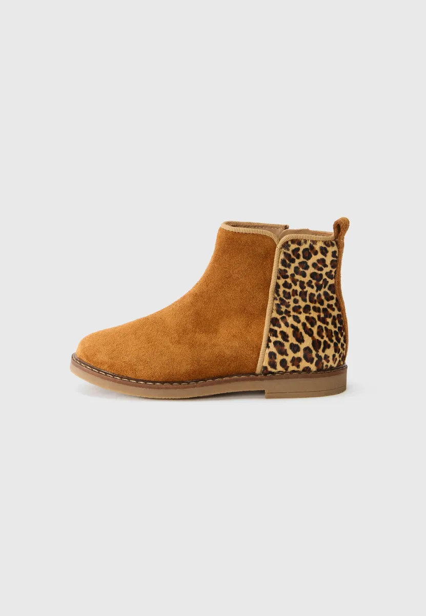TRIP BACK - Stiefelette - caramel/leo fauve