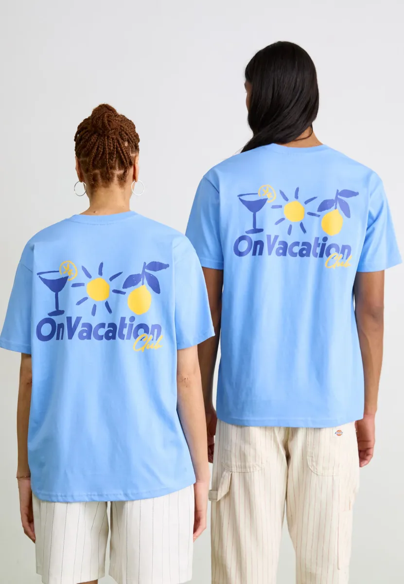 TRIPLE FUN UNISEX - T-Shirt print - light blue