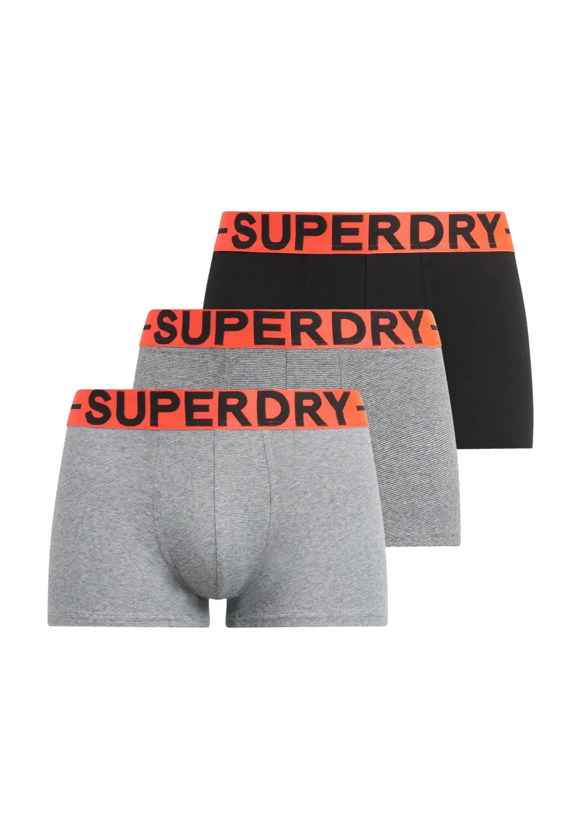 TRIPLE PACK - Panties - ath grey feeder blk stripe blk
