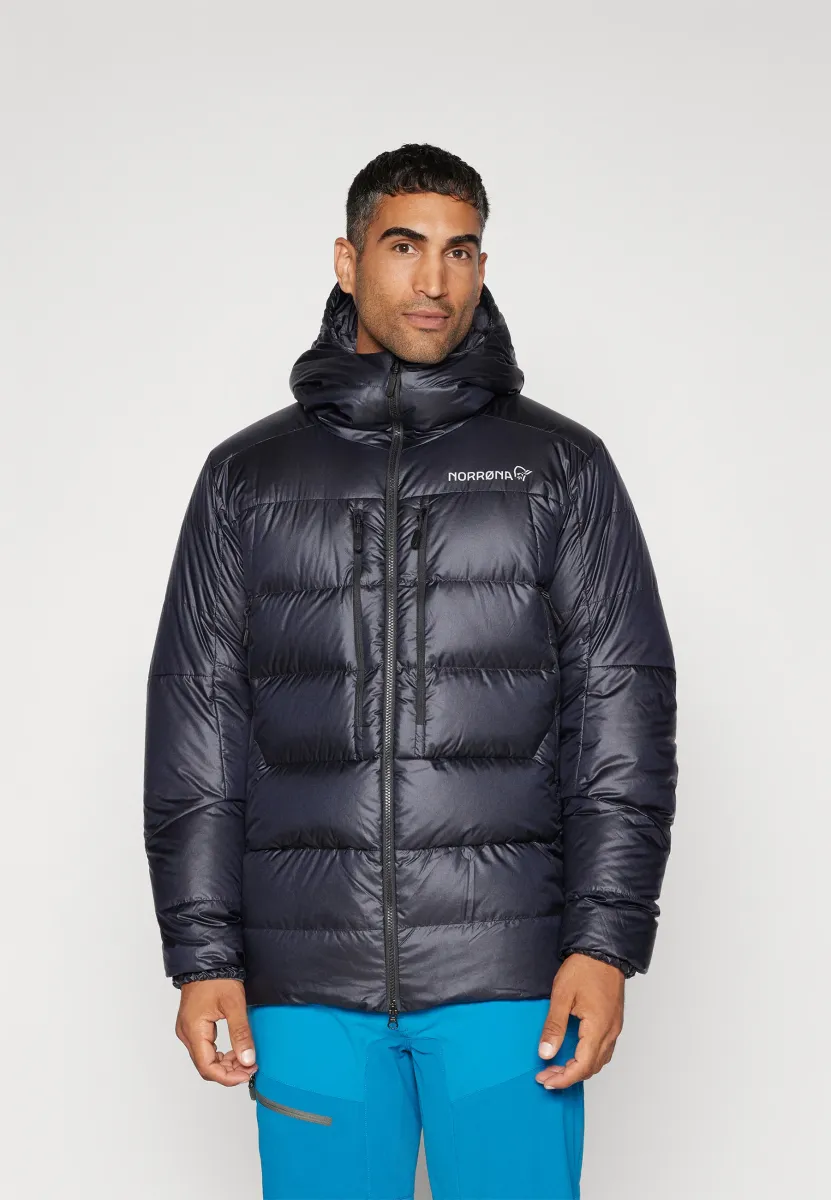 TROLLVEGGEN DOWN800 HOOD - Daunenmantel - caviar