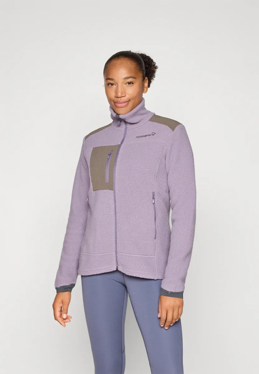 TROLLVEGGEN JACKET  - Fleecejacke - purple sage