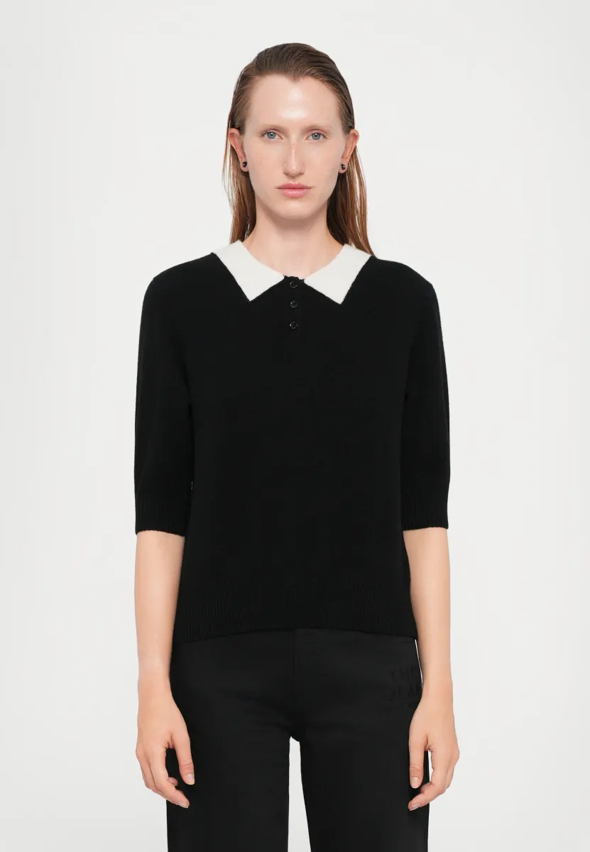 TROMPE LOEIL - T-Shirt basic - black