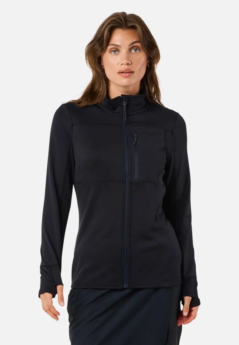 TRONDHEIM MIDLAYER FULL ZIP - Trainingsjacke - black