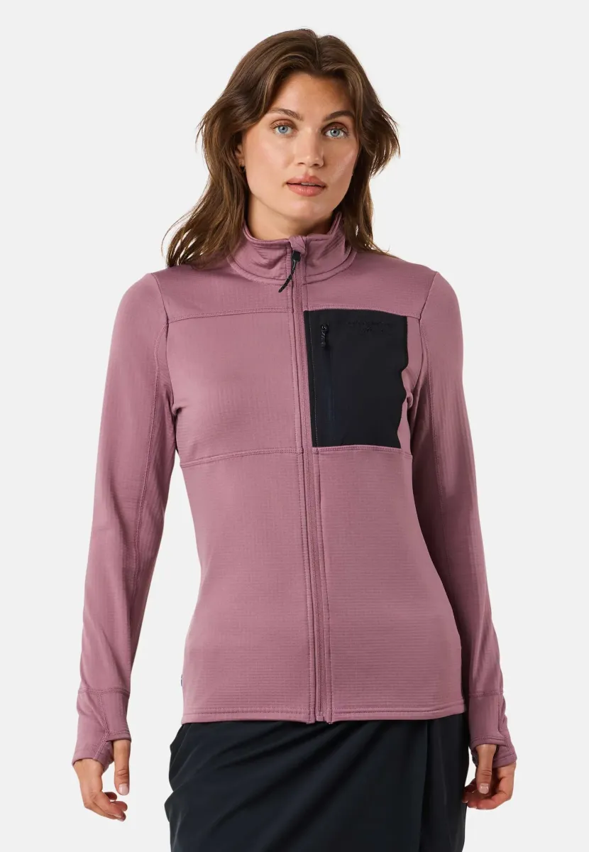 TRONDHEIM MIDLAYER FULL ZIP - Trainingsjacke - dk mauve