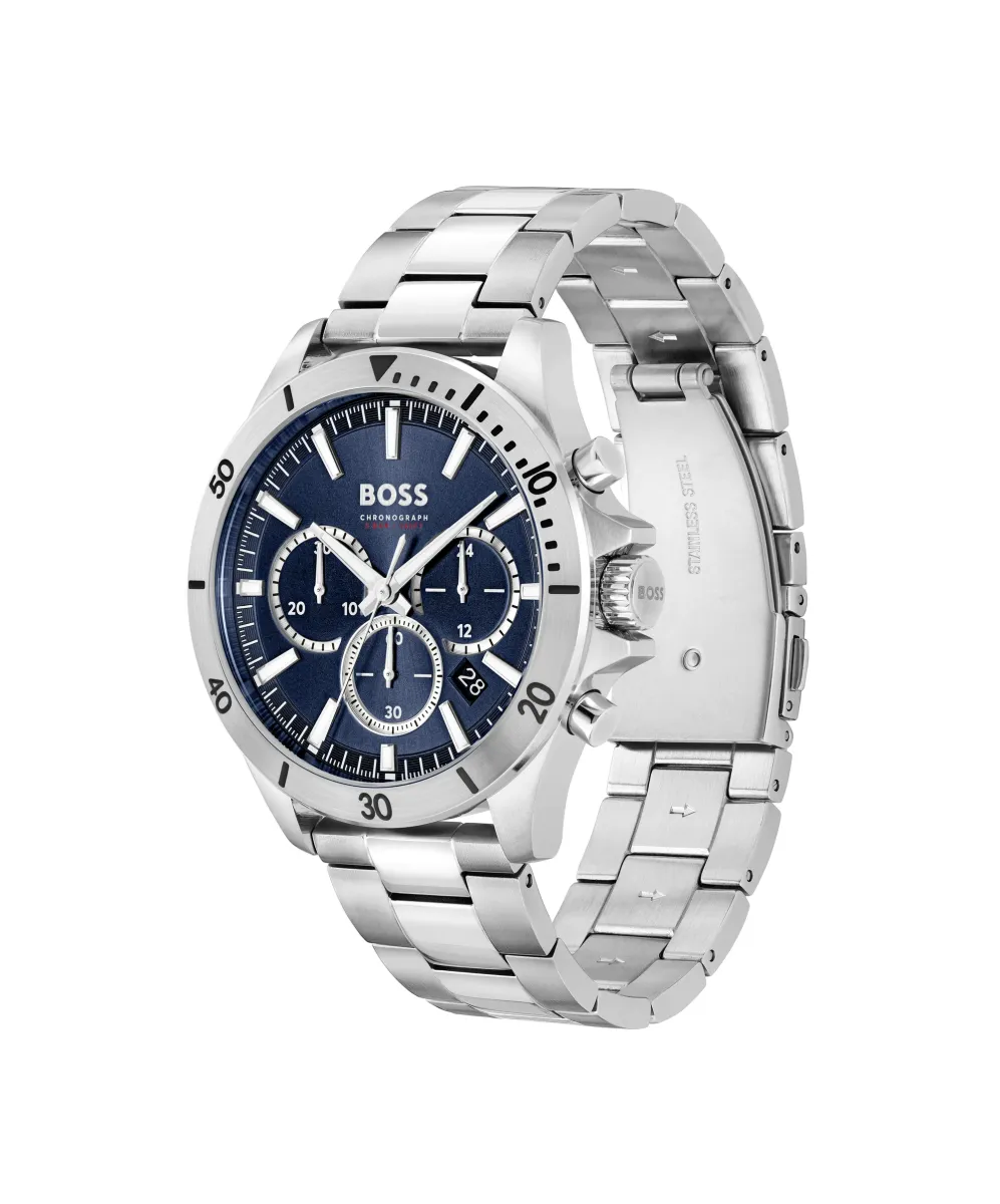 TROPER - Chronograph - silver-coloured/blue